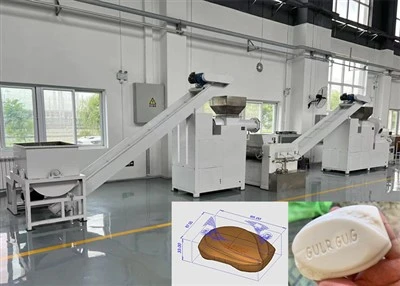 500 kg/h Bad Soap Toilet Soap Productielijn
