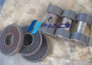 Reserveonderdelen voor platte matrijspelletmolen