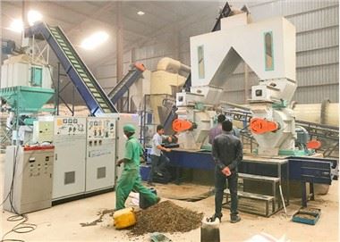 Productielijn voor rijstschilpellets